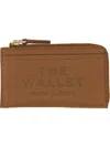 Marc Jacobs Leather Card Holder In Brown