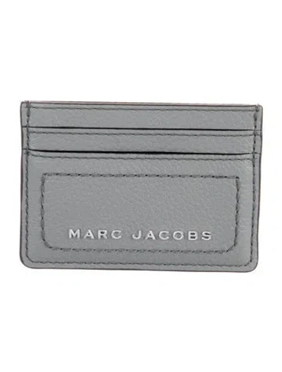 Pre-owned Marc Jacobs Leather Card Holder In Grey