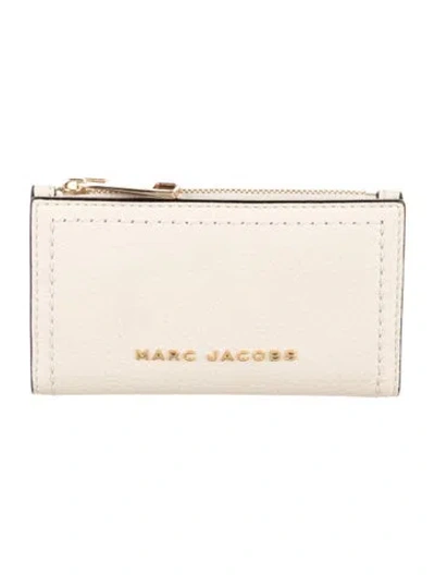 Pre-owned Marc Jacobs Leather Card Holder In Neutrals