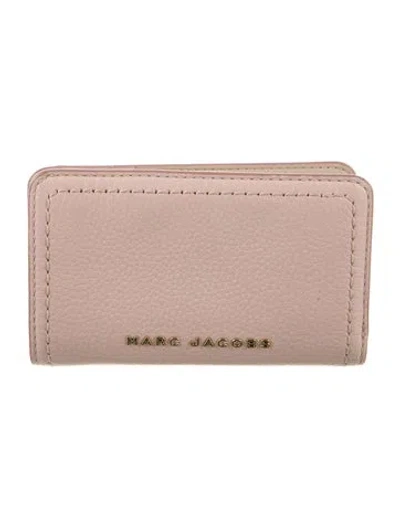 Pre-owned Marc Jacobs Leather Card Holder In Pink