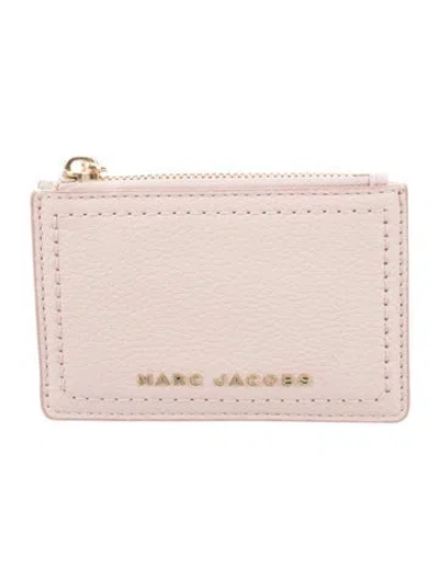 Pre-owned Marc Jacobs Leather Card Holder In Pink