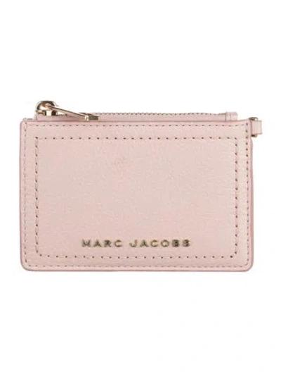 Pre-owned Marc Jacobs Leather Card Holder In Pink