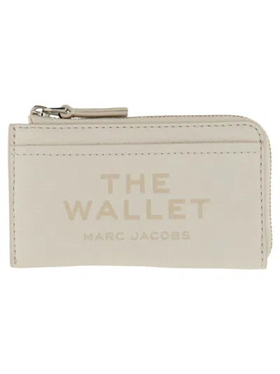 Marc Jacobs Portacarte In Pelle In Neutral