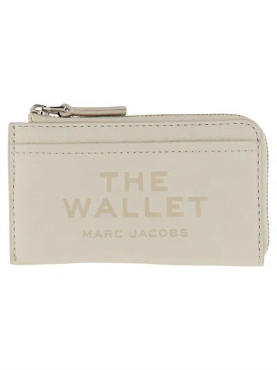 Marc Jacobs Leather Card Holder In White