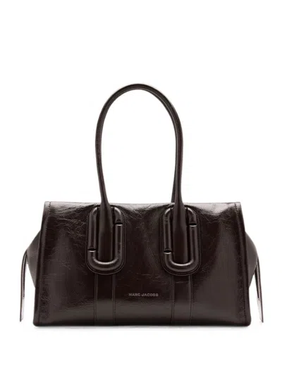 Marc Jacobs Leather Carryall Tote Bag In Black