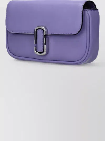 Marc Jacobs Leather Clutch Bag In Purple