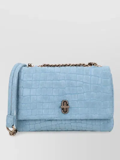 Marc Jacobs Leather Clutch Bag In Blue