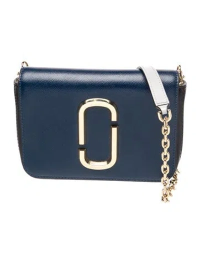 Pre-owned Marc Jacobs Leather Clutch In Blue