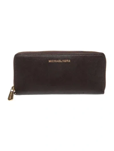 Pre-owned Marc Jacobs Leather Clutch In Brown