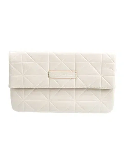 Pre-owned Marc Jacobs Leather Clutch In Neutral