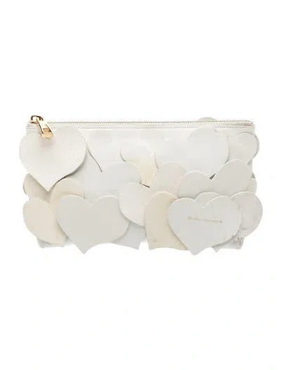 Pre-owned Marc Jacobs Leather Clutch In Neutrals