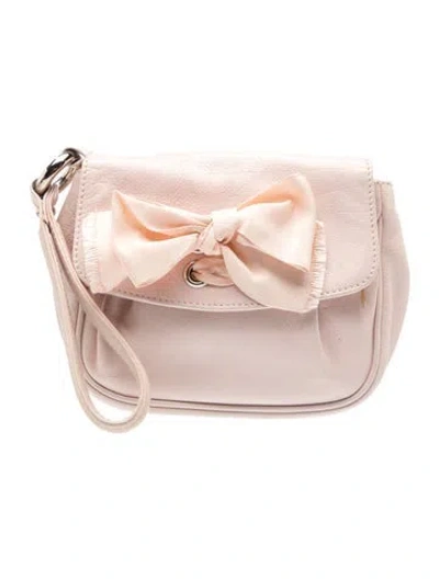 Pre-owned Marc Jacobs Leather Clutch In Pink