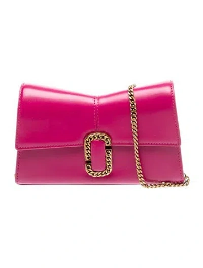 Pre-owned Marc Jacobs Leather Clutch W/ Tags In Pink