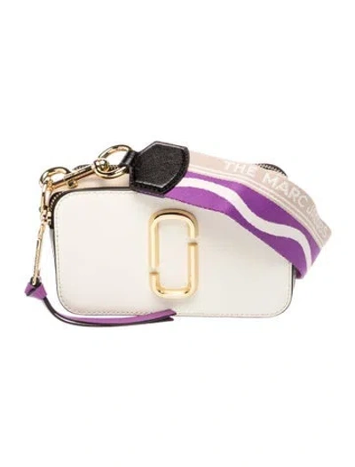 Pre-owned Marc Jacobs Leather Clutch In White