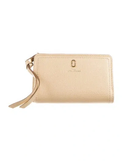 Pre-owned Marc Jacobs Leather Coin Pouch In Neutral