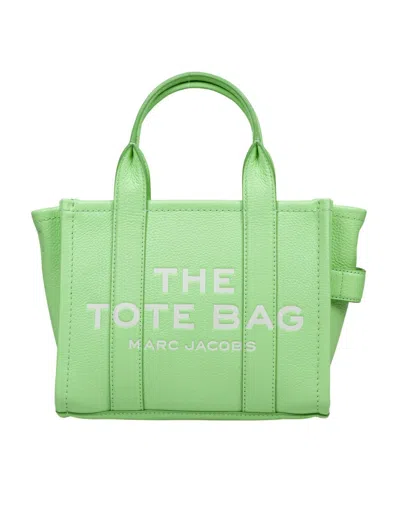 Marc Jacobs Leather Color Mint Green Small Tote Bag