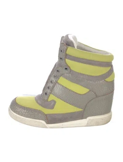 Pre-owned Marc Jacobs Leather Colorblock Pattern Lace-up Boots In Multi