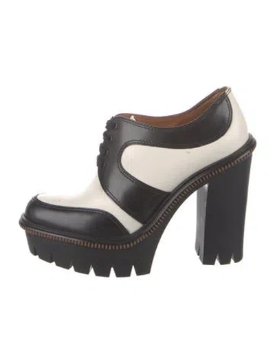 Pre-owned Marc Jacobs Leather Colorblock Pattern Pumps In Black