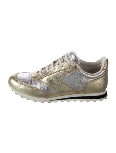 Pre-owned Marc Jacobs Leather Colorblock Pattern Sneakers