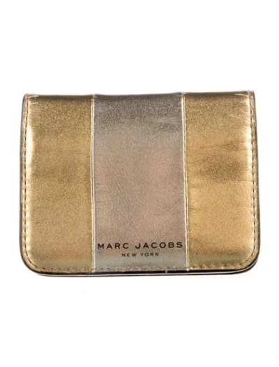 Pre-owned Marc Jacobs Leather Colorblock Pattern Wallet In Multi
