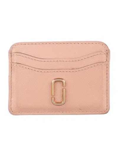 Pre-owned Marc Jacobs Leather Compact Wallet In Neutrals