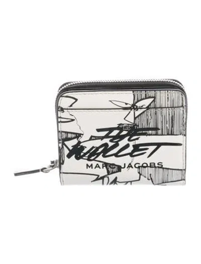 Pre-owned Marc Jacobs Leather Compact Wallet W/ Tags In Multi