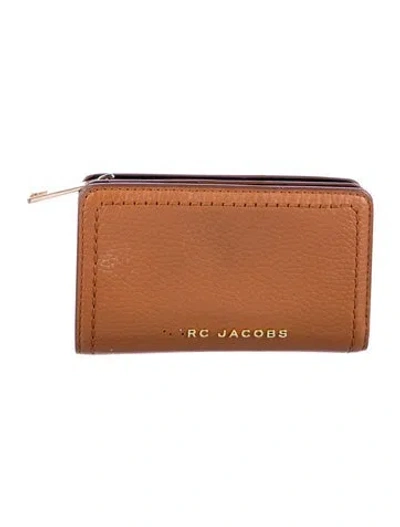 Pre-owned Marc Jacobs Leather Continental Wallet In Brown
