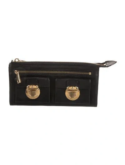 Pre-owned Marc Jacobs Leather Continental Wallet In Multi