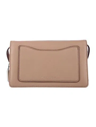 Pre-owned Marc Jacobs Leather Continental Wallet W/ Tags In Neutrals
