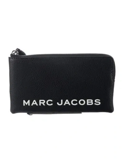 Pre-owned Marc Jacobs Leather Cosmetic Bag  W/tags In Blue