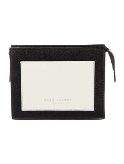 Pre-owned Marc Jacobs Leather Cosmetic Bags In Black