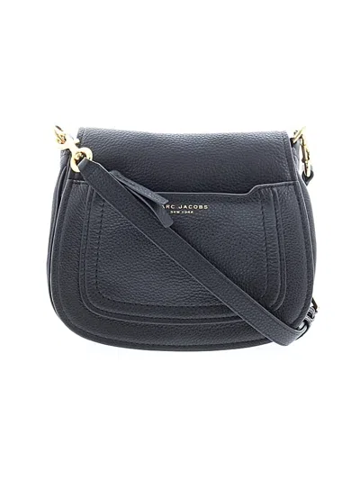 Pre-owned Marc Jacobs Leather Crossbody Bag In Black