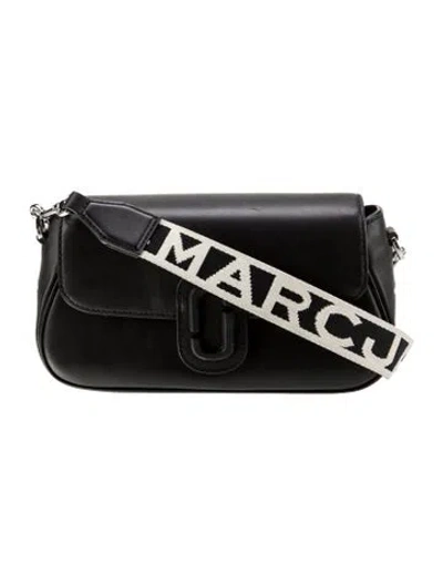 Pre-owned Marc Jacobs Leather Crossbody Bag In Black