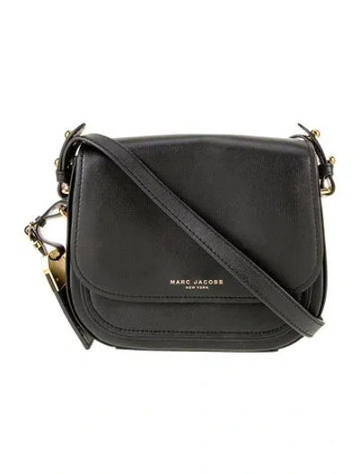 Pre-owned Marc Jacobs Leather Crossbody Bag In Black