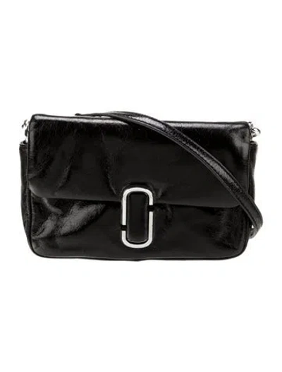 Pre-owned Marc Jacobs Leather Crossbody Bag In Black