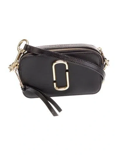 Pre-owned Marc Jacobs Leather Crossbody Bag In Black