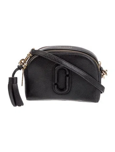 Pre-owned Marc Jacobs Leather Crossbody Bag In Black