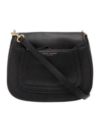 Pre-owned Marc Jacobs Leather Crossbody Bag In Black