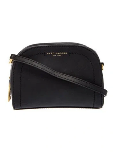 Pre-owned Marc Jacobs Leather Crossbody Bag In Black