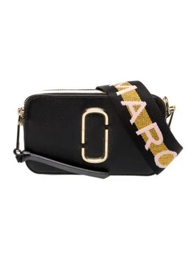 Pre-owned Marc Jacobs Leather Crossbody Bag In Black
