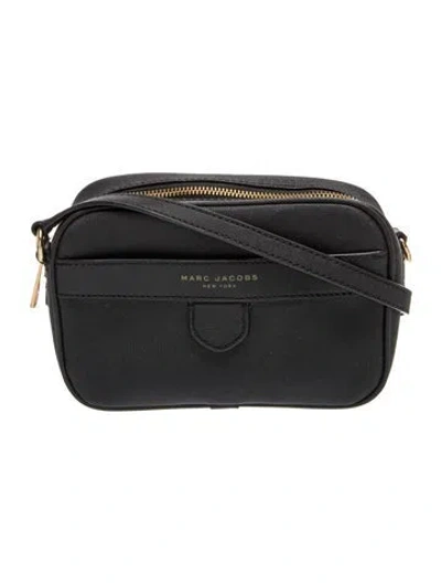 Pre-owned Marc Jacobs Leather Crossbody Bag In Black