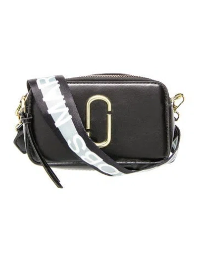Pre-owned Marc Jacobs Leather Crossbody Bag In Black