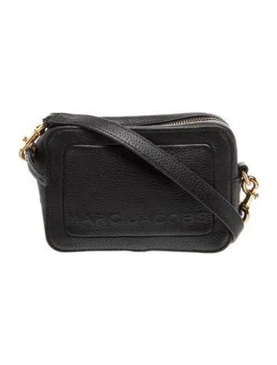Pre-owned Marc Jacobs Leather Crossbody Bag In Black