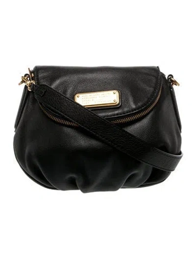 Pre-owned Marc Jacobs Leather Crossbody Bag In Black