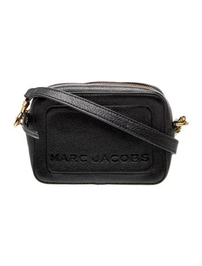 Pre-owned Marc Jacobs Leather Crossbody Bag In Black