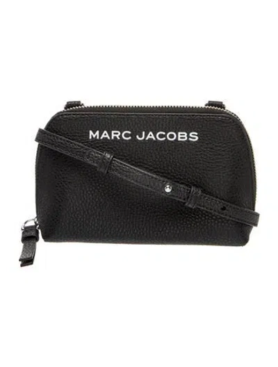 Pre-owned Marc Jacobs Leather Crossbody Bag In Black