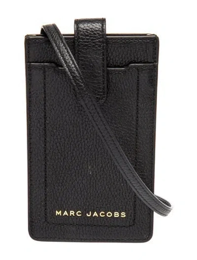 Pre-owned Marc Jacobs Leather Crossbody Bag In Black
