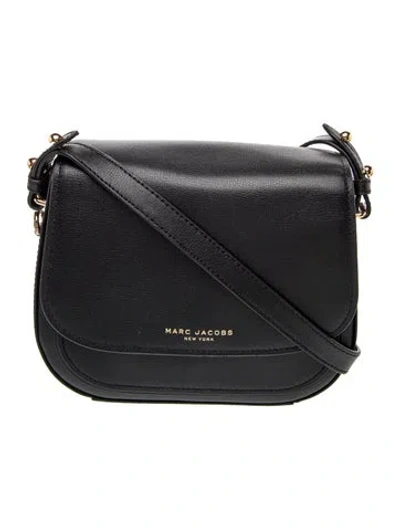 Pre-owned Marc Jacobs Leather Crossbody Bag In Black