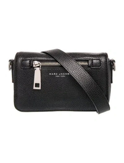 Pre-owned Marc Jacobs Leather Crossbody Bag In Black