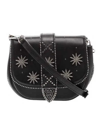 Pre-owned Marc Jacobs Leather Crossbody Bag In Black
